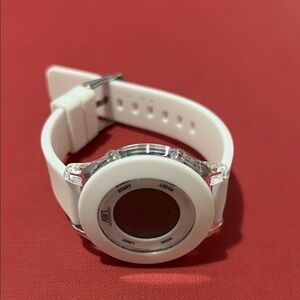 Digital White Sports Watch